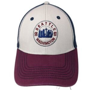 Seattle Washington Snapback Trucker Hat Multicolor One Size Adjustable